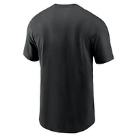 T-shirt Nike noir pour homme avec logo Primetime des San Francisco 49ers