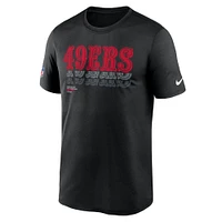 Men's Nike Black San Francisco 49ers Sideline Legend Performance T-Shirt