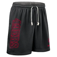 Men's Nike Black San Francisco 49ers Sideline Reversible Performance Shorts