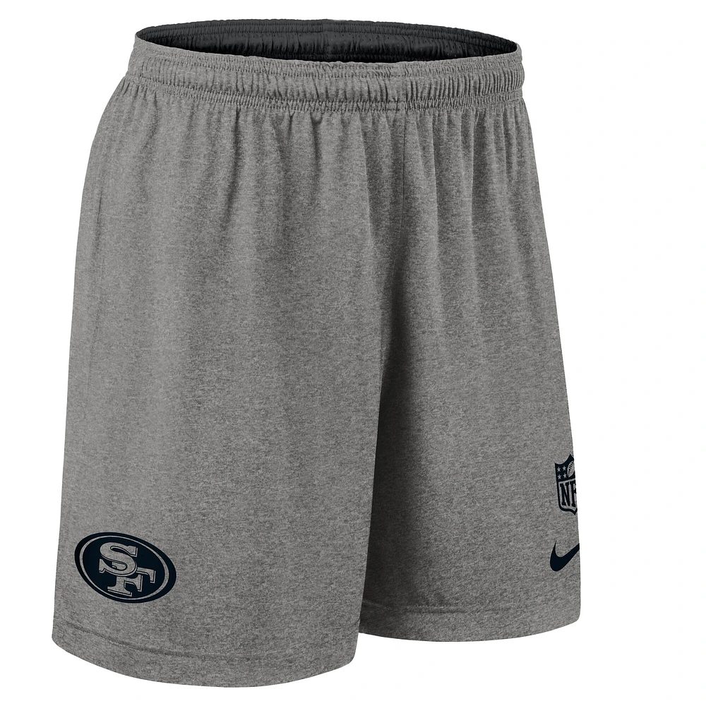 Men's Nike Black San Francisco 49ers Sideline Reversible Performance Shorts