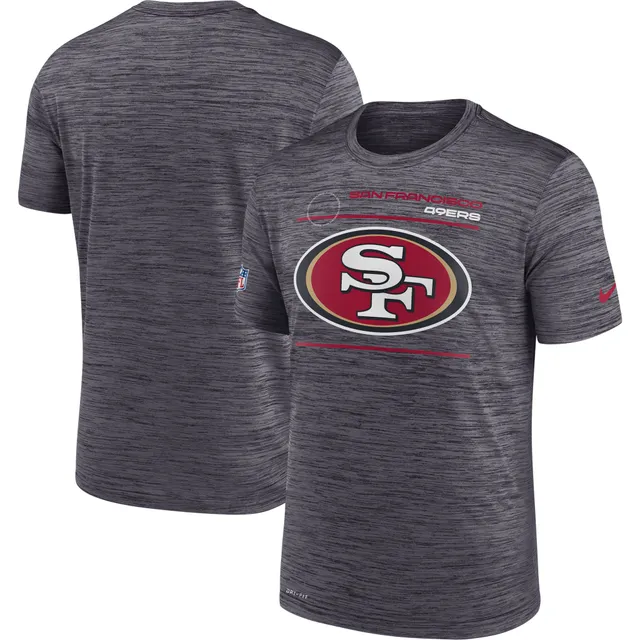 Lids San Francisco 49ers Nike Sideline Velocity Legend Performance T-Shirt  - Black