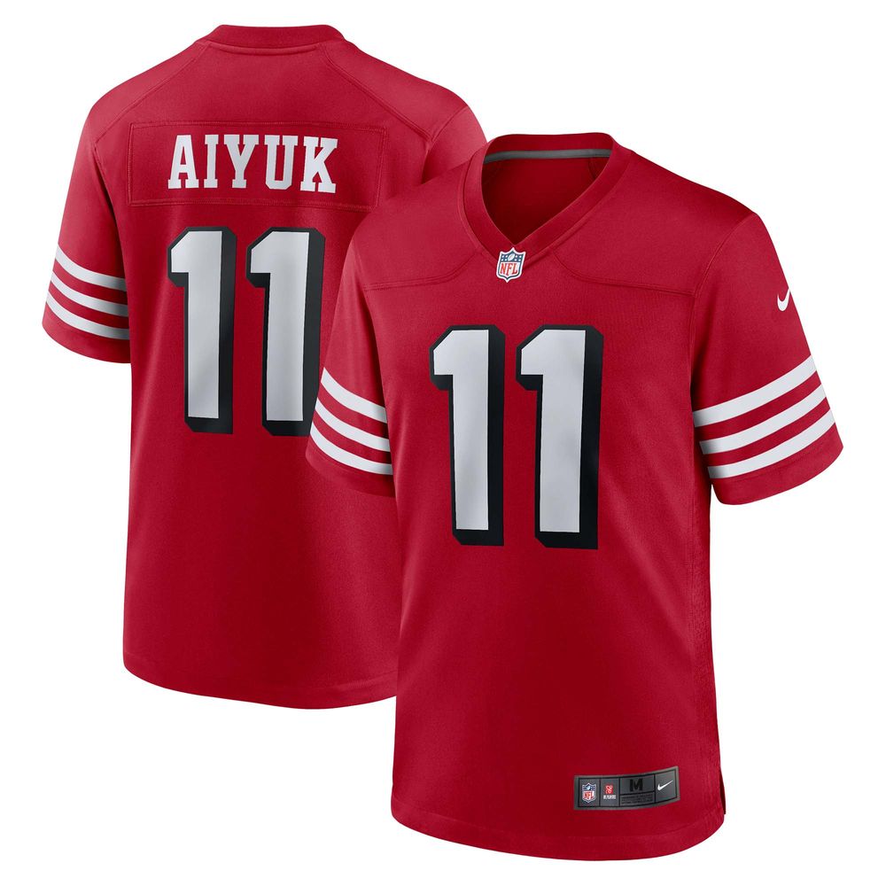 Men's Nike Brandon Aiyuk Scarlet San Francisco 49ers Alternate Game Jersey