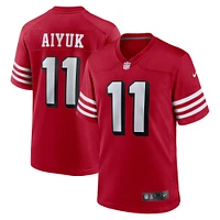 Maillot de match alternatif Nike Brandon Aiyuk Scarlet pour homme des San Francisco 49ers