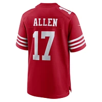 Men's Nike Brandon Allen  Scarlet San Francisco 49ers Game Jersey