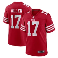 Men's Nike Brandon Allen  Scarlet San Francisco 49ers Game Jersey