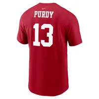 Men's San Francisco 49ers Brock Purdy Nike Scarlet Game Player Jersey