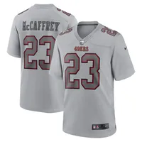 Youth Nike Christian McCaffrey White San Francisco 49ers Game Jersey Size: Large