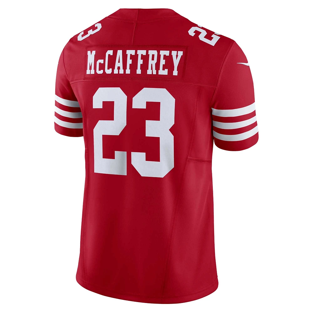 Nike Christian McCaffrey Scarlet San Francisco 49ers Vapor F.U.S.E. Maillot limité