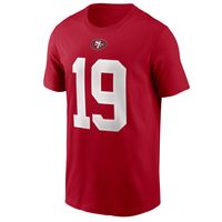 Men's Nike Deebo Samuel Scarlet San Francisco 49ers Player Name & Number T-Shirt