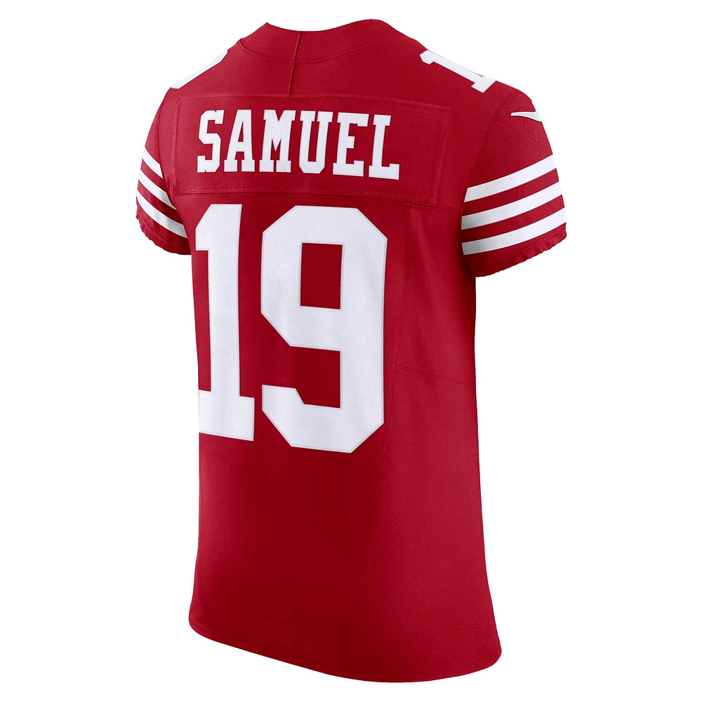 Nike Deebo Samuel Scarlet San Francisco 49ers Vapor F.U.S.E. Maillot Élite