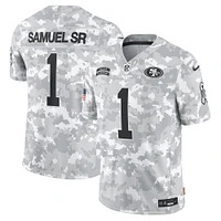 Maillot Nike Deebo Samuel Sr Arctic Camo San Francisco 49ers 2024 Salute to Service Limited pour homme