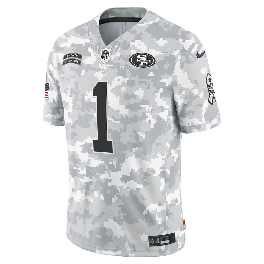 Maillot Nike Deebo Samuel Sr Arctic Camo San Francisco 49ers 2024 Salute to Service Limited pour homme