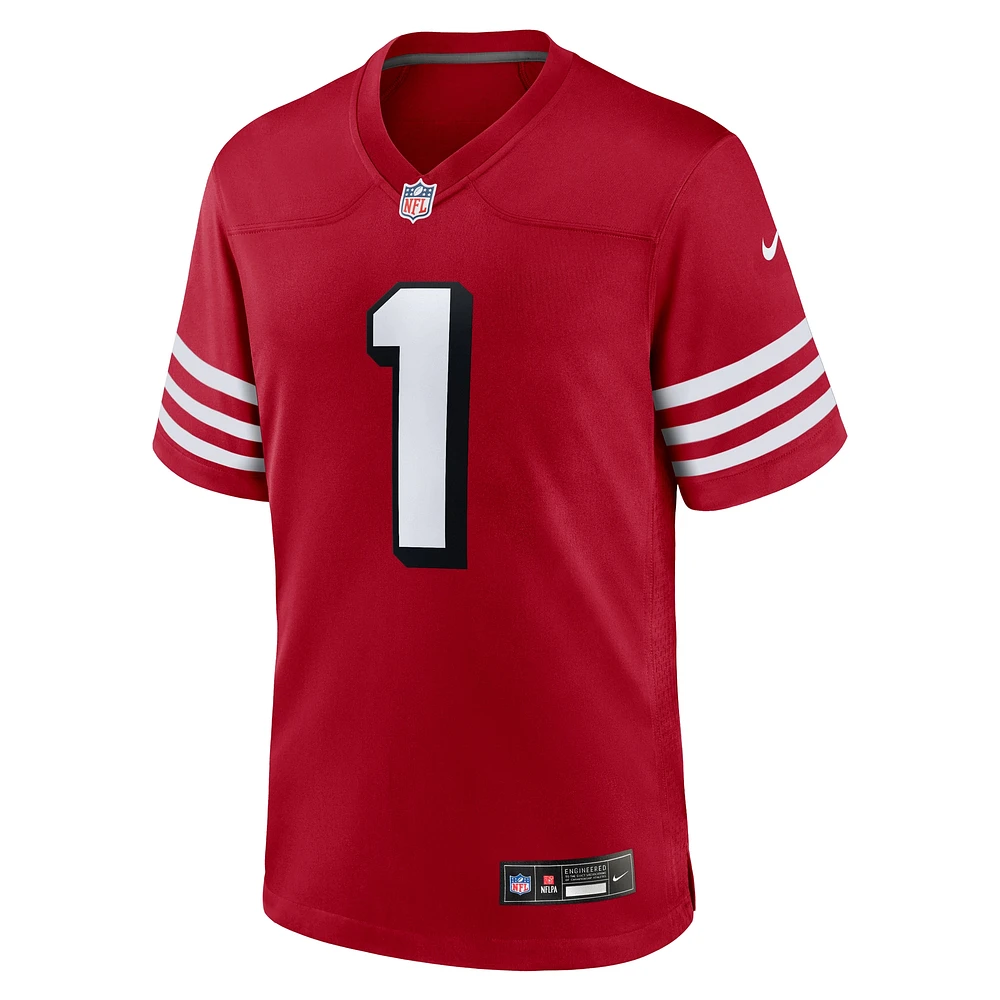 Maillot de match alternatif Nike Deebo Samuel Sr Scarlet des 49ers San Francisco pour homme