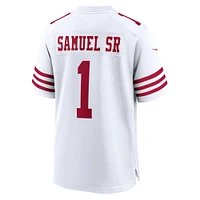 Maillot Nike Deebo Samuel Sr pour homme, blanc, joueur de jeu des 49ers San Francisco