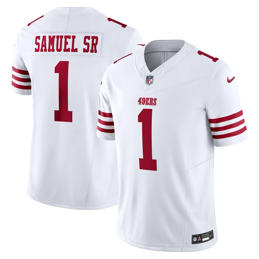 Maillot Nike Deebo Samuel Sr Blanc San Francisco 49ers Vapor F.U.S.E. Limited pour homme