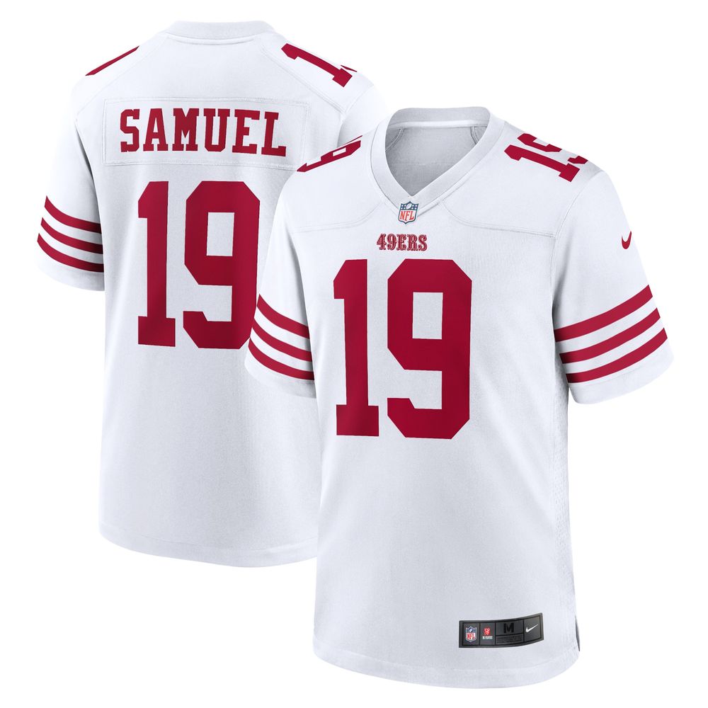 Men's Nike Deebo Samuel White San Francisco 49ers Player Game Jersey