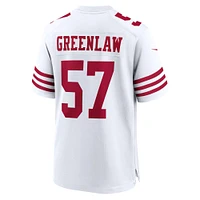 Men's Nike Dre Greenlaw  White San Francisco 49ers Team Game Jersey