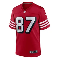 Maillot Nike Dwight Clark Scarlet pour homme, joueur retraité des 49ers de San Francisco, match alternatif