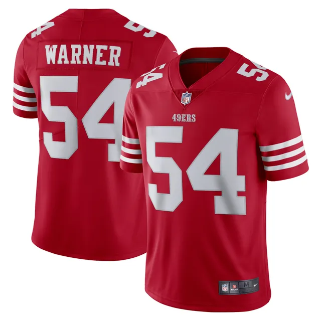 San Francisco 49ers Nike Game Alternate Jersey - Black - Fred Warner - Youth