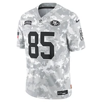 Maillot Nike George Kittle Arctic Camo San Francisco 49ers 2024 Salute to Service Limited pour homme