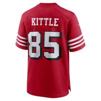 Men's Nike George Kittle Scarlet San Francisco 49ers Alternate - Game Jersey