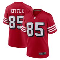 Men's Nike George Kittle Scarlet San Francisco 49ers Alternate - Game Jersey