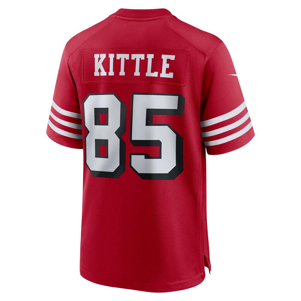 Men's Nike George Kittle Scarlet San Francisco 49ers Alternate Game Jersey