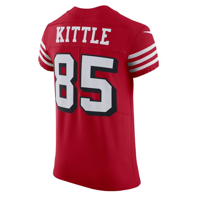 Maillot Nike George Kittle Scarlet San Francisco 49ers Alternate Vapor Elite pour homme