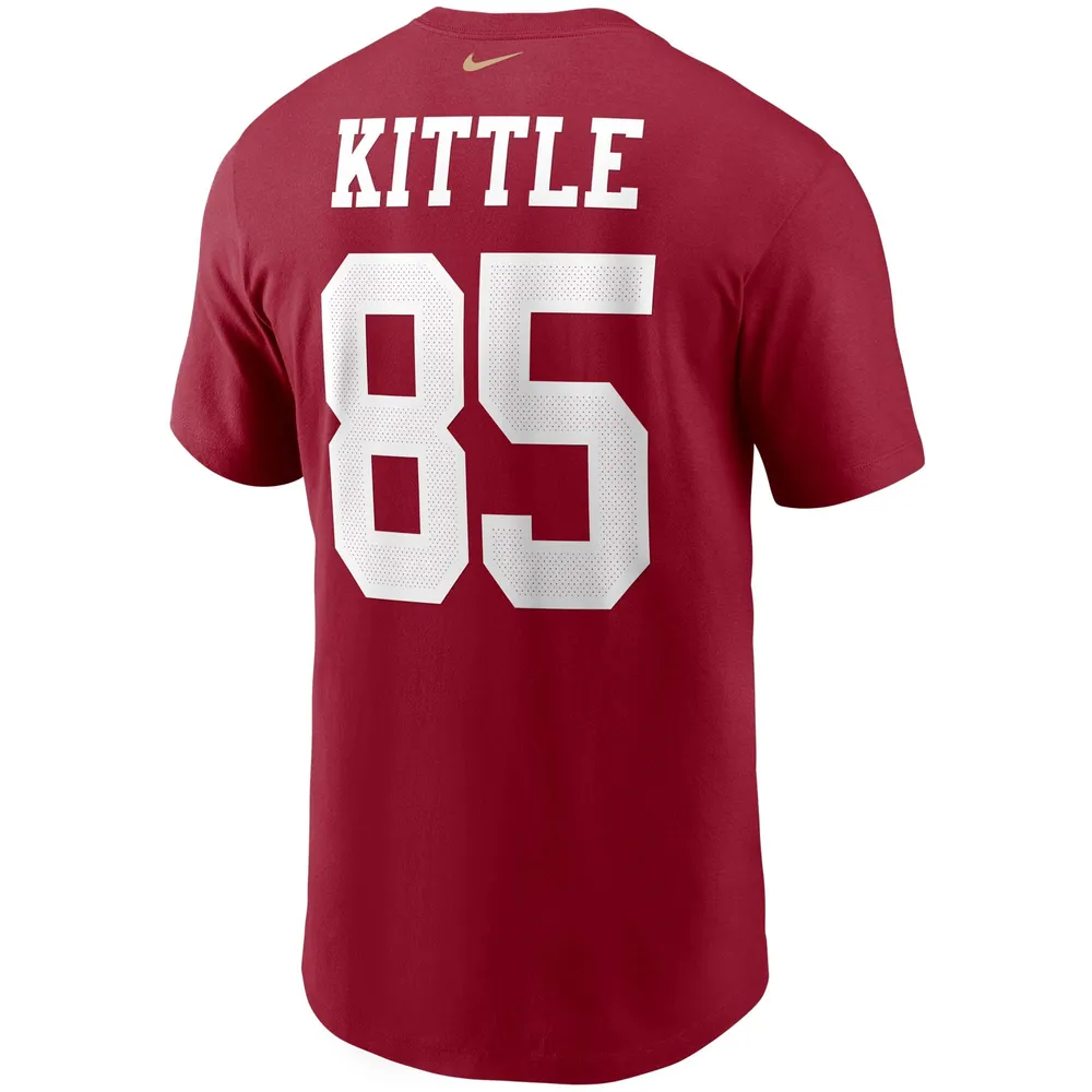 George Kittle San Francisco 49ers Nike Infant Romper Game Jersey - Scarlet