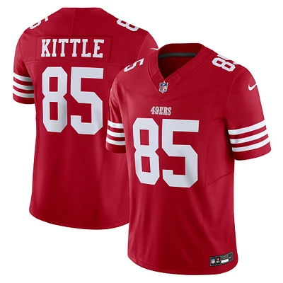 Men's Nike George Kittle Scarlet San Francisco 49ers Vapor F.U.S.E. Limited Jersey