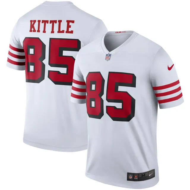 Youth George Kittle White San Francisco 49ers Team Replica Player