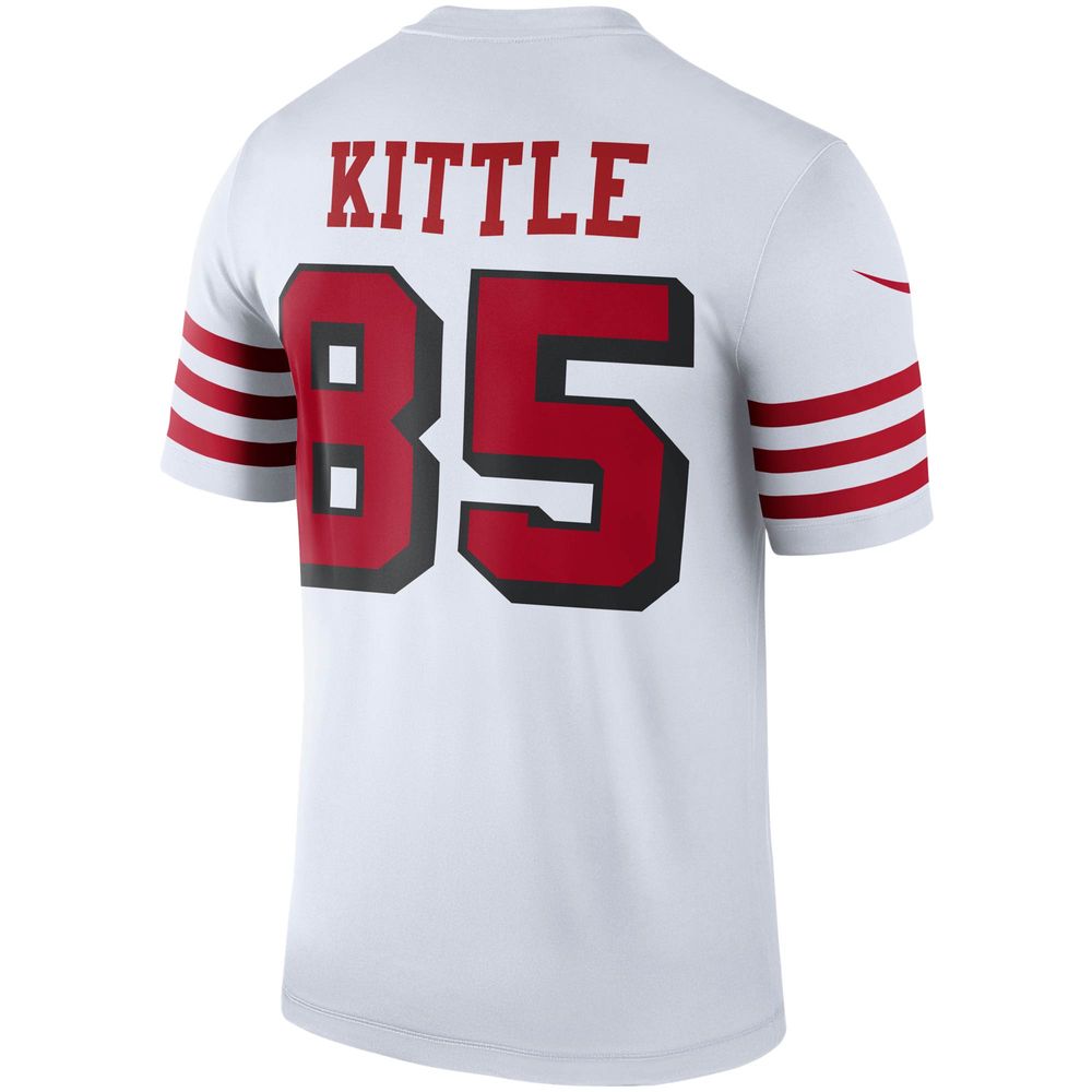 Men's Nike George Kittle White San Francisco 49ers Color Rush Legend Jersey