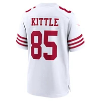 Maillot de match l'équipe Nike George Kittle des San Francisco 49ers pour homme, blanc