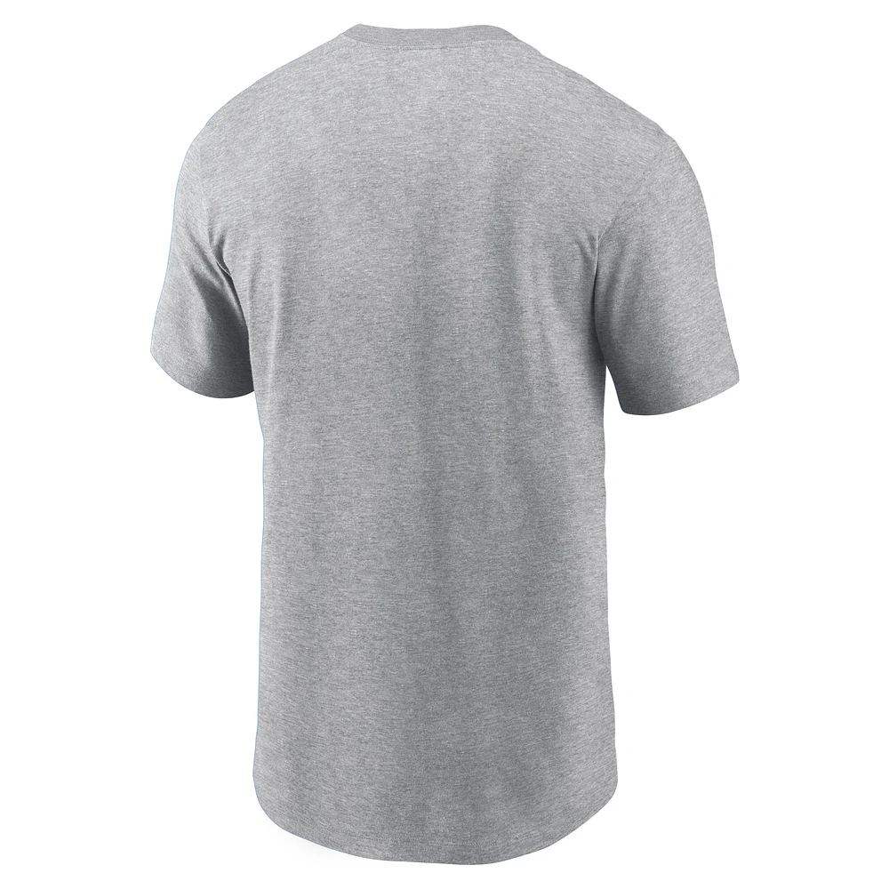 T-shirt Nike Heather Grey San Francisco 49ers 2024 NFL Training Camp Legend Performance pour homme