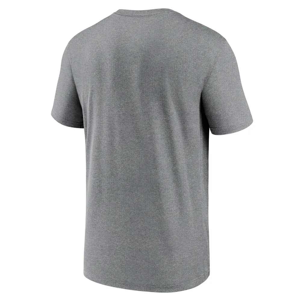 Men's Nike Heather Gray San Francisco 49ers Legend Team Shoutout Performance T-Shirt