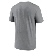 T-shirt de performance Nike San Francisco 49ers Legend Team Shoutout pour homme, gris chiné