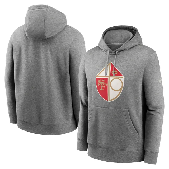 San Francisco 49ers Starter Vintage Logo Raglan Hoodie T-Shirt - Scarlet