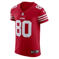 Maillot de joueur retraité Nike Jerry Rice Scarlet des San Francisco 49ers Vapor Elite pour homme