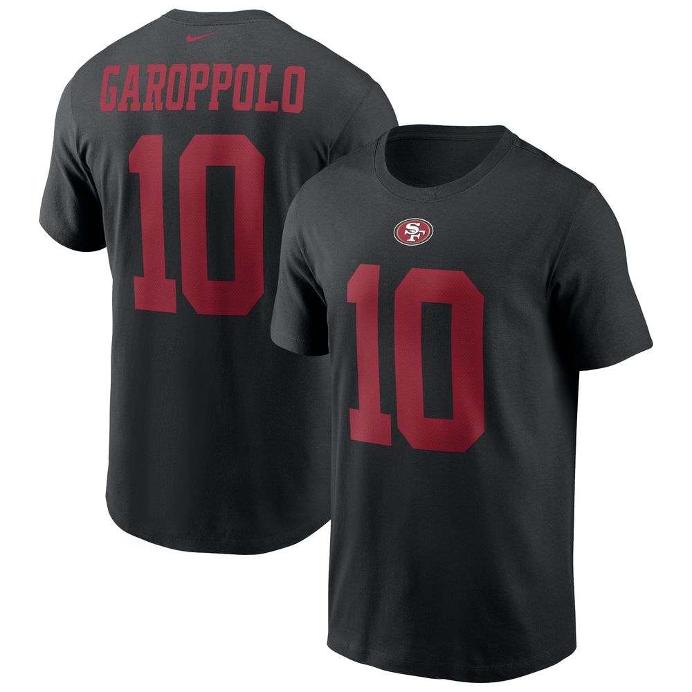 Men's Nike Jimmy Garoppolo White San Francisco 49ers Name & Number T-Shirt