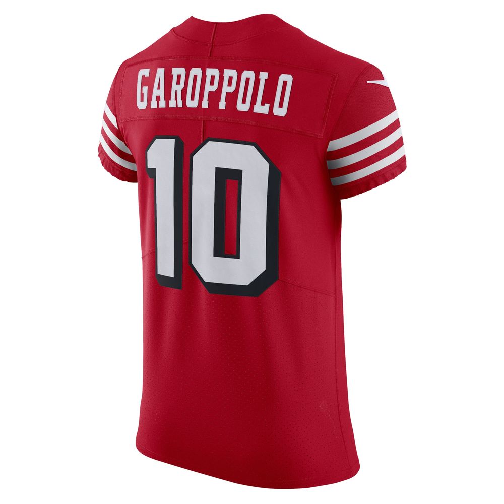 Men's Nike Jimmy Garoppolo Scarlet San Francisco 49ers Alternate Vapor Elite Jersey