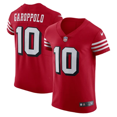 Maillot Nike Jimmy Garoppolo Scarlet San Francisco 49ers Alternate Vapor Elite pour homme