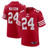 Maillot de joueur Nike Jordan Mason Scarlet San Francisco 49ers pour homme