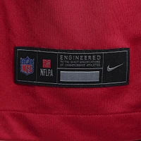 Men's Nike Mac Jones  Scarlet San Francisco 49ers Team Game Jersey