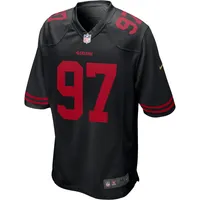 nick bosa black jersey