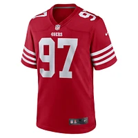 Maillot Nike Nick Bosa Scarlet San Francisco 49ers Team Game pour homme