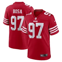 Maillot Nike Nick Bosa Scarlet San Francisco 49ers Team Game pour homme