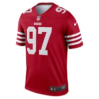 Men's Nike Nick Bosa Scarlet San Francisco 49ers Team Legend Jersey