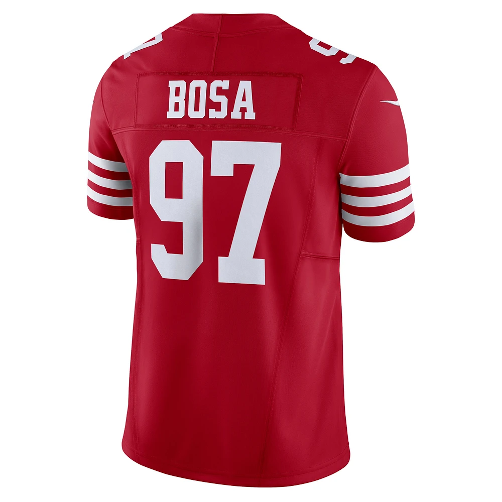 Nike Nick Bosa Scarlet San Francisco 49ers Vapor F.U.S.E. Maillot limité