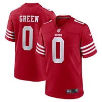 Maillot de match Nike Renardo Green Scarlet des San Francisco 49ers pour homme