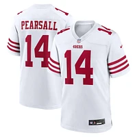 Men's Nike Ricky Pearsall  White San Francisco 49ers Game Jersey